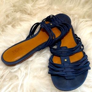 UGG Suede Leather Flat Sandals